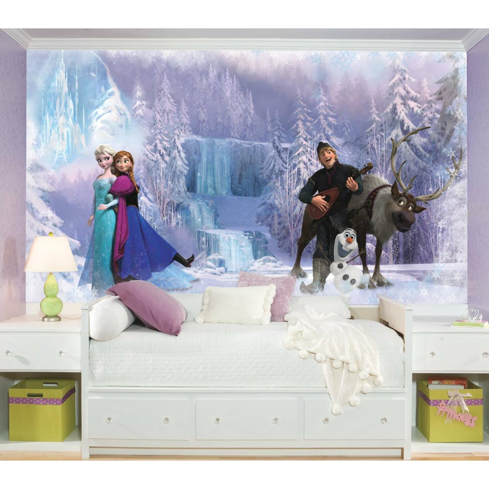 Disney Frozen Chair Rail Prepasted Mural